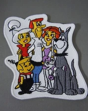 THE JETSONS Family Embroidered Iron-On Patch - 3.25" x 2.75"