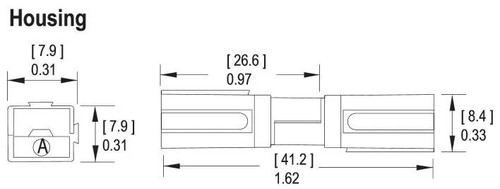 Anderson Power Pole Powerpole White Housing 1327G7 Power Pole 10 pack - Foto 2 di 2