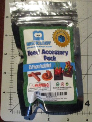 BRICK LOOT Food Accessory Pack NEW SEALED major brand compatible D