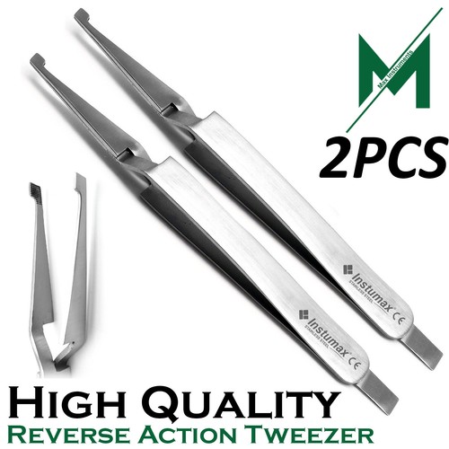 Dental Direct Bracket Holder Orthodontic Self Close Reverse Action Tweezer - Picture 7 of 11