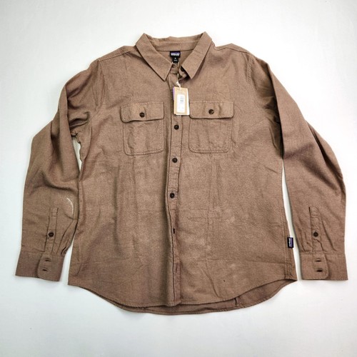 Patagonia 42405 W's LS Organic Cotton MW Fjord Flannel X-LARGE - Dusty Brown - Bild 1 von 4