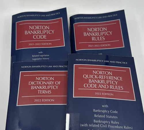 Norton Bankruptcy Law & Practice Code Rules & Terms 4 Vols 2022 Thomson Reuters - Picture 4 of 6