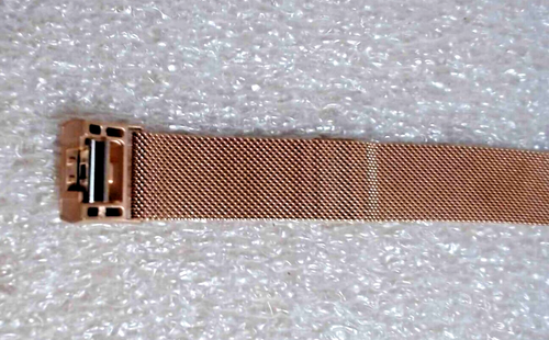 replacement band meta men's rose gold small stainless mesh new - Picture 5 of 11