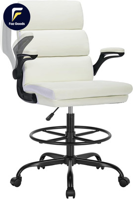 Drafting Chair Tall Office Chair with Padded Flip-Up Armrests Executive Ergonomi