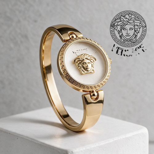 2026 NEW VERSACEE 35mm Women's Luxurious Wrist Quartz Watch with box