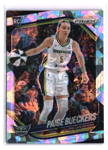 2025 Prizm WNBA Ice Paige Bueckers #5 RC Wings ROTY B