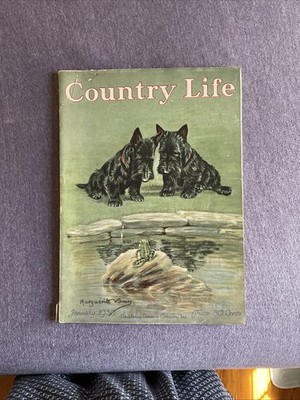 COUNTRY LIFE MAGAZINE JANUARY 1930 Great Old Advertising Examples, Photographs