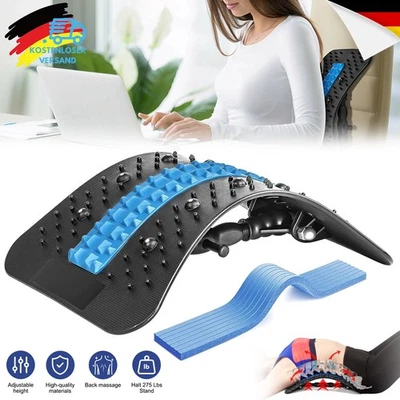 Rückenstrecker mit Magnetfeldtherapie Rückendehner Rückenstretcher Streckgerät - - Bild 1 von 4