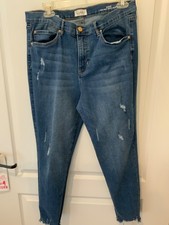 Women  s Jeans Nicole Miller. SZ 14 Ankle Skinny High Rise