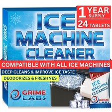 Ice Machine Cleaner Tablets Descaler   24 Pack 1 Year Supply   Nickel-Safe,...