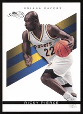 2008-09 Topps Signature #/2325 Ricky Pierce #TS-RPI Indiana Pacers
