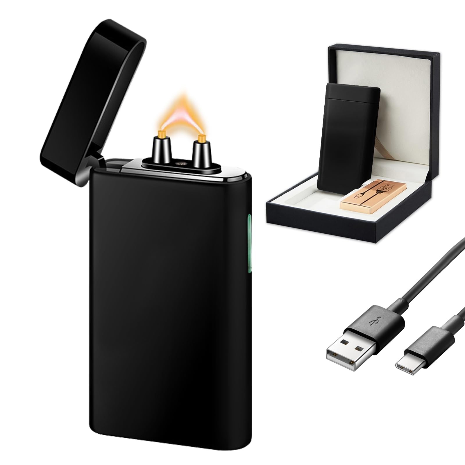 &ndash; Usb Rechargeable Windproof Electric Lighter W...