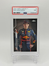 2020 Topps Chrome Formula One F1 #6 Max Verstappen RC Portrait Rookie PSA 9!