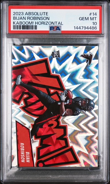 Bijan Robinson 2023 Panini Absolute Kaboom!