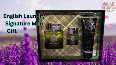 Men New English Laundry Signature 3 Pc Gift Set 3.4oz + 20ml EDP +