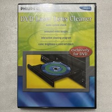 Philips Magnavox DVD Laser Lens Cleaner Cleaning Kit NEW SEALED