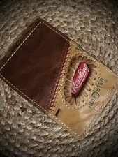 Rawlings Baseball Glove Leather Wallet Bifold Vintage Window Minimalist Card