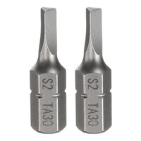 "2 StüCk Magnetische Dreiecks-Schraubenbit TA26 FüR 1/4\" Sechskantschaft 50Mm"