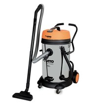 Aspirateur Professionnel Double moteur 2400W 75L EAU & POUSSIÈRES Cuve inox
