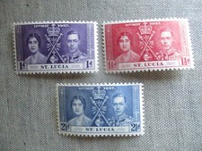 St. Lucia, cott# 107-109, MH