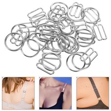 30 Pairs Bra Straps Clips Replacement Swimsuit Accessories Clasp
