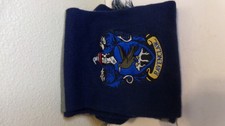 Harry Potter Ravenclaw Knit Navy Blue Gray Scarf 64" Universal Park Orlando