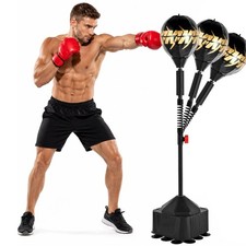 Punching Bag for Adults with Stand, Speed Boxing Reflex Bag
