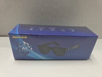 DMES SYX31-A AI Smart Glasses Bluetooth Audio, Touch, Sunglasses Black New