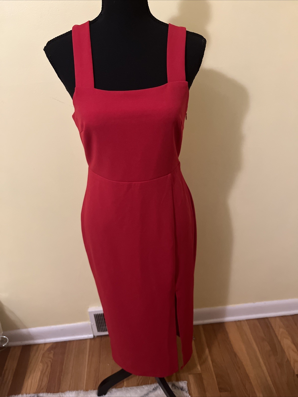Petal And Pup Hyatt Midi Dress In Red Size 6 NWT