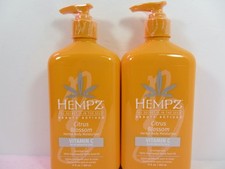 2 PACK HEMPZ CITRUS BLOSSOM HERBAL BODY MOISTURIZER w/VITAMIN C