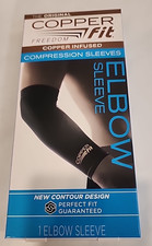 Copper Fit Compression Elbow Sleeve Unisex Size Large 10" - 12" New In Box