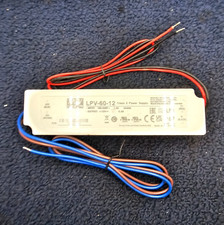 Mean Well LPV-60-12: Class 2 Power Supply 100-240V 1.2A 50/60Hz Input