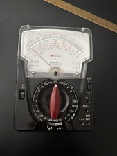 Vintage Electrical Tool Analog Multimeter VOM Triplett 630-NS Type 2 Taut Band-