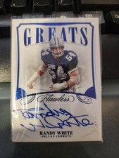 Panini Flawless Autograph Greats Cowboys Auto Randy White 02/10 2019