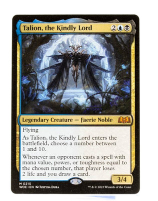 Talion, the Kindly Lord Wilds of Eldraine 0215 Mythic MTG NM