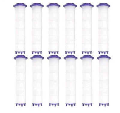 #ad 12 Pieces Hydro Jet Shower Head Filter High Pressure Handheld Vortex Turbo Fan. $19.99