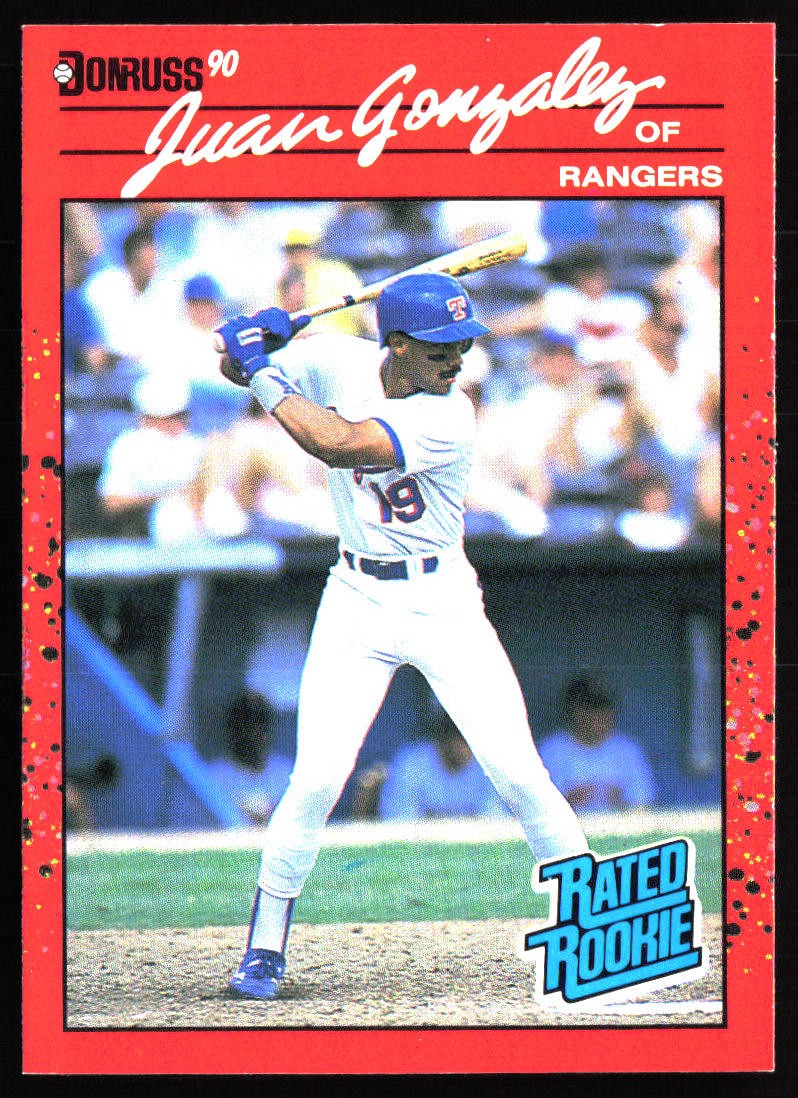 1990 Donruss #33 Juan Gonzalez
