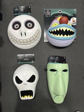 Spirit Halloween Nightmare Before Christmas Hard Mask Set Of 4 Halloween Mask