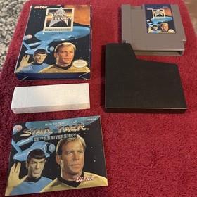 Star Trek 25th Anniversary nes game & Manual Excellent Condition Free Shipping
