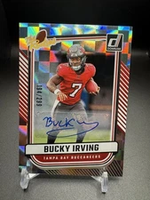 2024 Panini Donruss The Rookies #TR-19 Bucky Irving RC Rookie Auto /299 Bucs