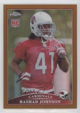 2009 Topps Chrome Copper Refractor 102/649 Rashad Johnson #TC201 0w9f