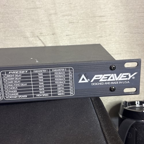 Peavey Dual DeltaFex Stereo Effects Rack Processor Delta-Fex DeltaFX FX U281906 - Picture 5 of 12