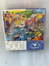 Cardinal "Boats and Old Town" 500 Piece Puzzle