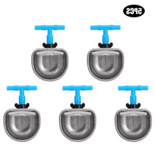 5Pcs Stainless Steel Automatic Rabbit Drinker Nipple Drinking Bowl Waterer Farm