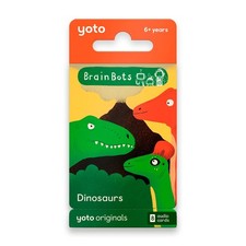 Yoto BrainBots Dinosaurs 8 Kids Audiobook Cards for Player Mini - 4 Hr Run Time