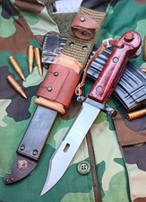 Romanian Type I Bayonet w/ Complete Sheath - EXC - Soviet Era Cold War Surplus