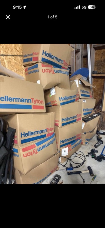HellermannTyton Nylon Cable Ties 50 lb 8.94in Black SelfLock 156-02225  T50REC5B