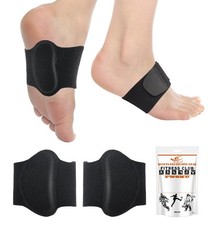 Arch Braces Pair for Plantar Fasciitis - Adjustable Neoprene Arch Wraps wit...