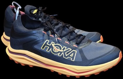 NEVER WORN, Hoka  Zinal 2 Trail Running Shoe in Black/Sherbet Colorway Size 10.5