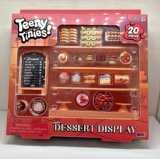TEENY TINIES Mini Dessert Display 20 Pcs Set Miniature Toy Doll House Shop NEW
